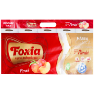 Hartie igienica 3 straturi Foxia piersica 10 role
